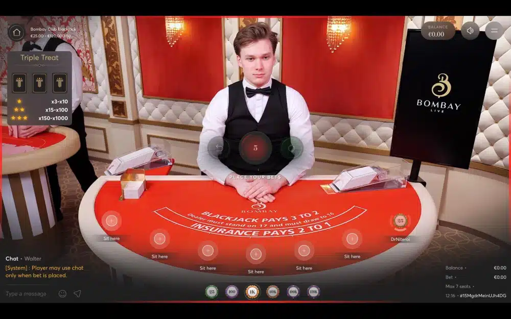 live blackjack