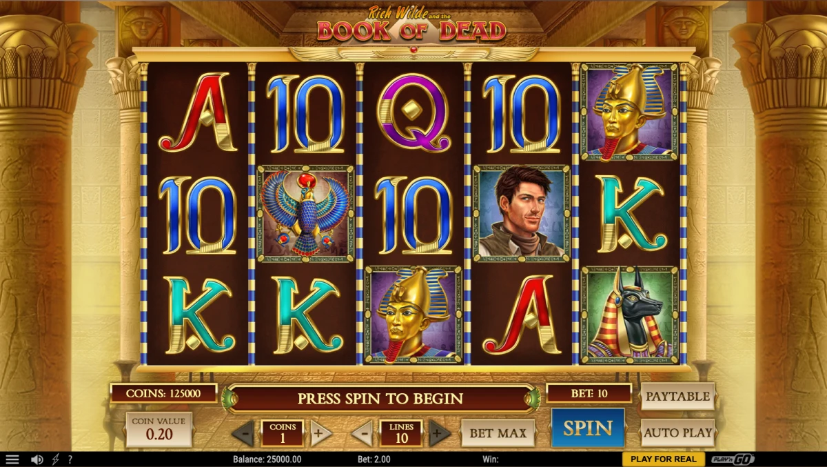KASINOHUS-Book of Dead casino-image